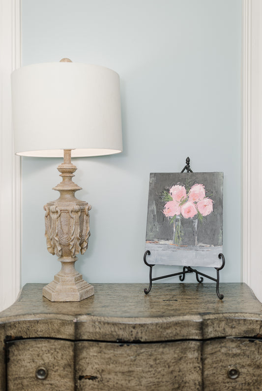 Pink Peonies in Vase